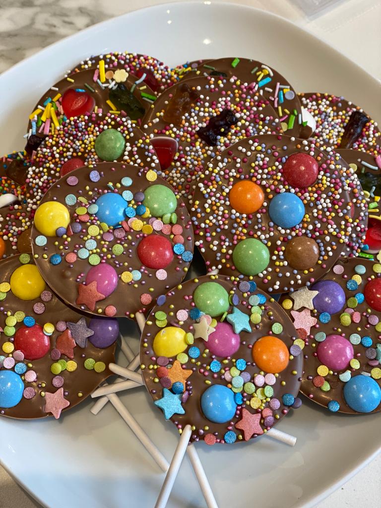 Kate's Smartie Lollies